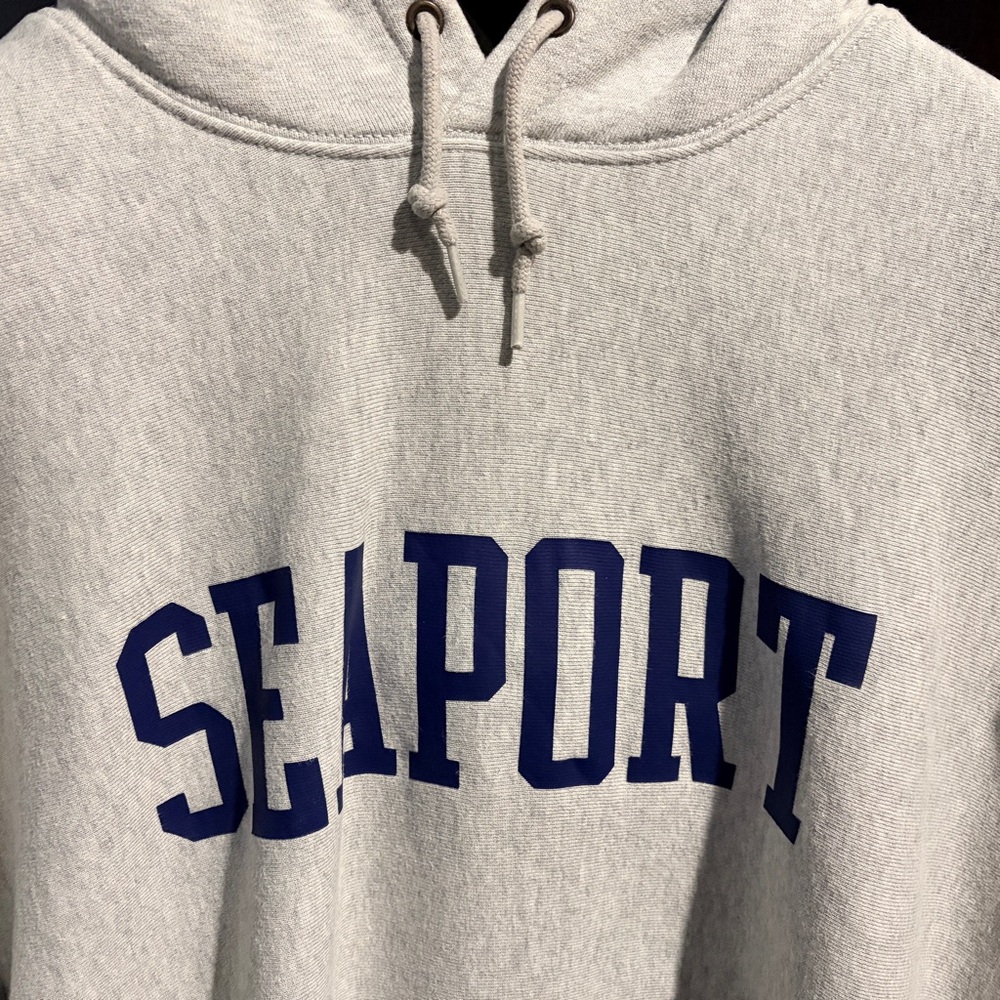 J Crew - Large Grey 14oz “SEAPORT” Hoodie
